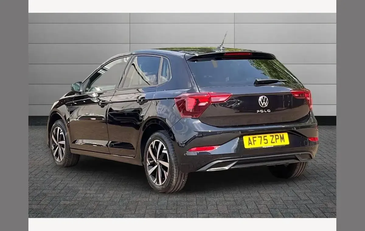 Used VW Polo Match 95 HP (69 kW) 2025 Black Hatchback