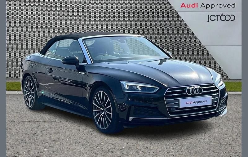 Used Audi A5 Cabriolet S-Line 190 HP (139 kW) 2019 Black Cabriolet