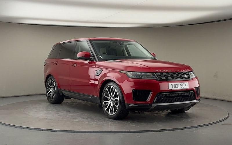 Used Land Rover Range Rover Sport HSE 300 HP (220 kW) 2021 Firenze red SUV