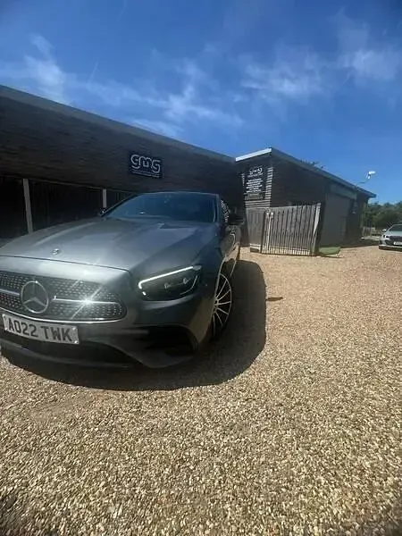 Used Mercedes E220 AMG line 2022 Grey Sedan