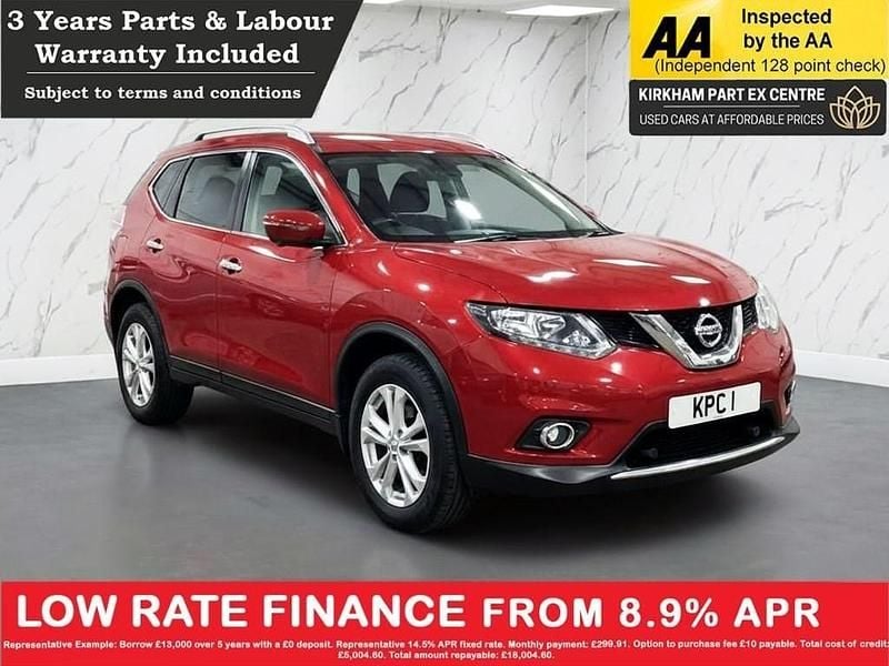 Red Used 2017 Nissan X-Trail Acenta SUV | £8,000 (Super price) - Image 1/4