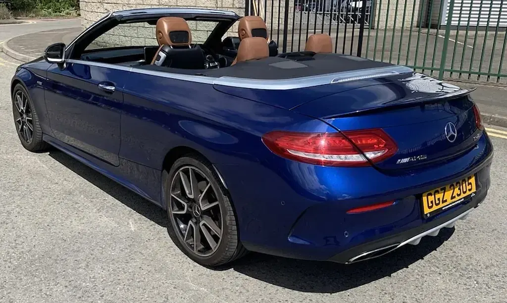 Used Mercedes C43 AMG 2017 Blue Cabriolet