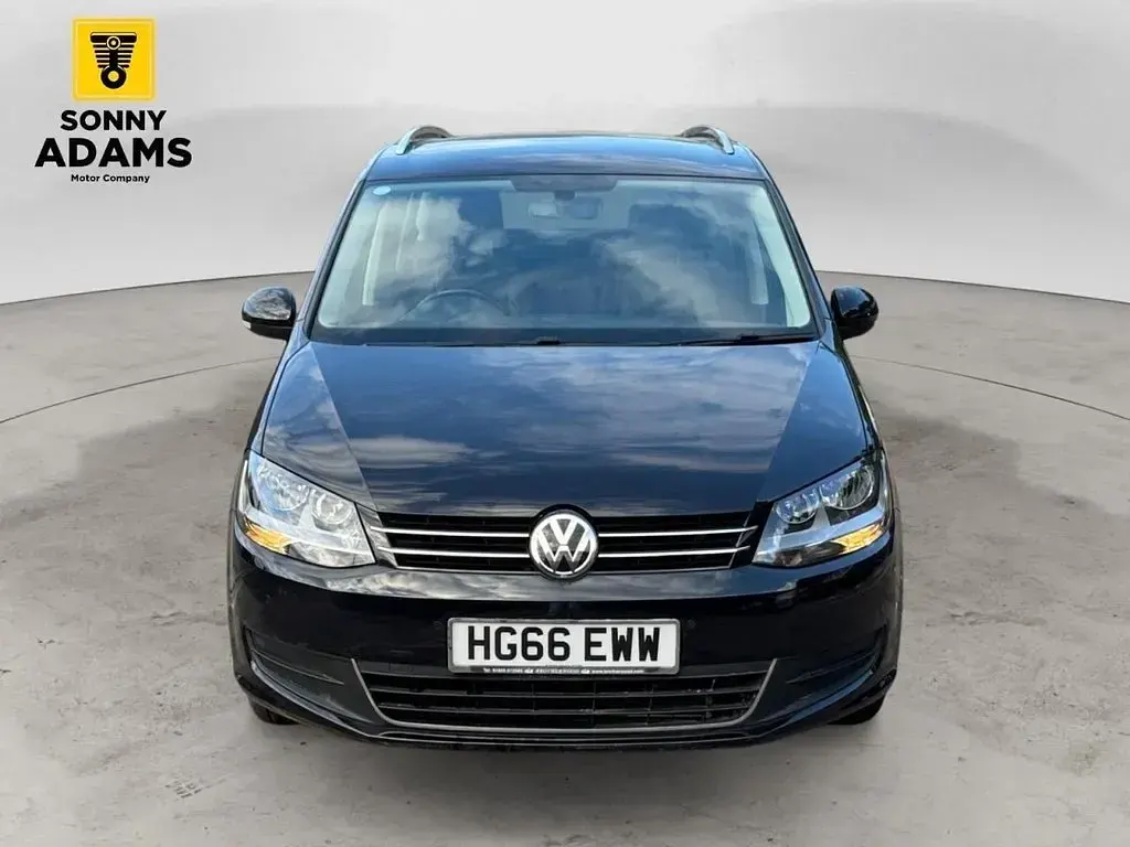 Used VW Sharan SE 150 HP (110 kW) 2017 Black MPV