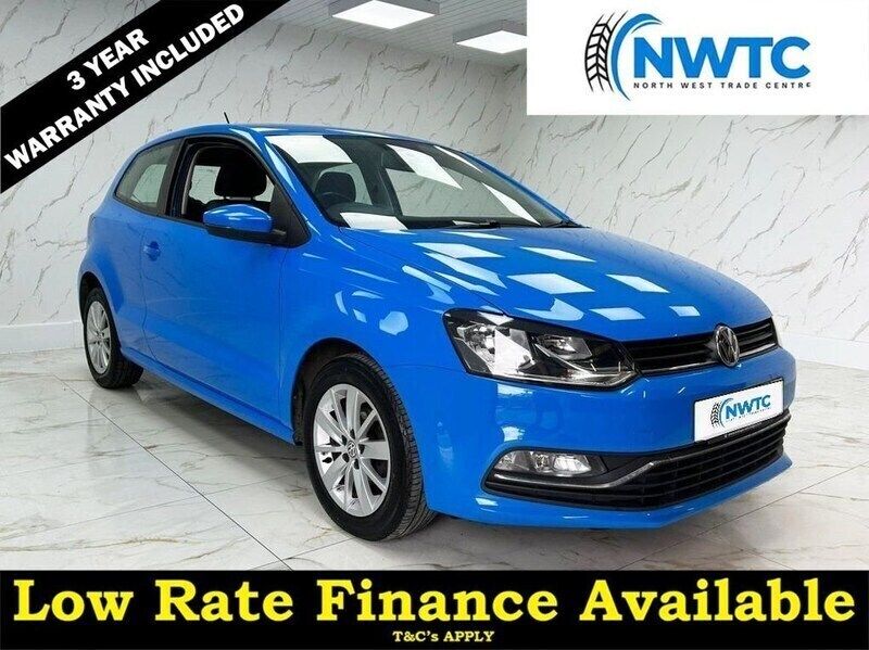 Blue Used 2016 VW Polo SE Hatchback | £4,995 (Fair price) - Image 1/3