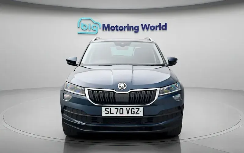 Used Skoda Karoq 150 HP (110 kW) 2021 Blue SUV