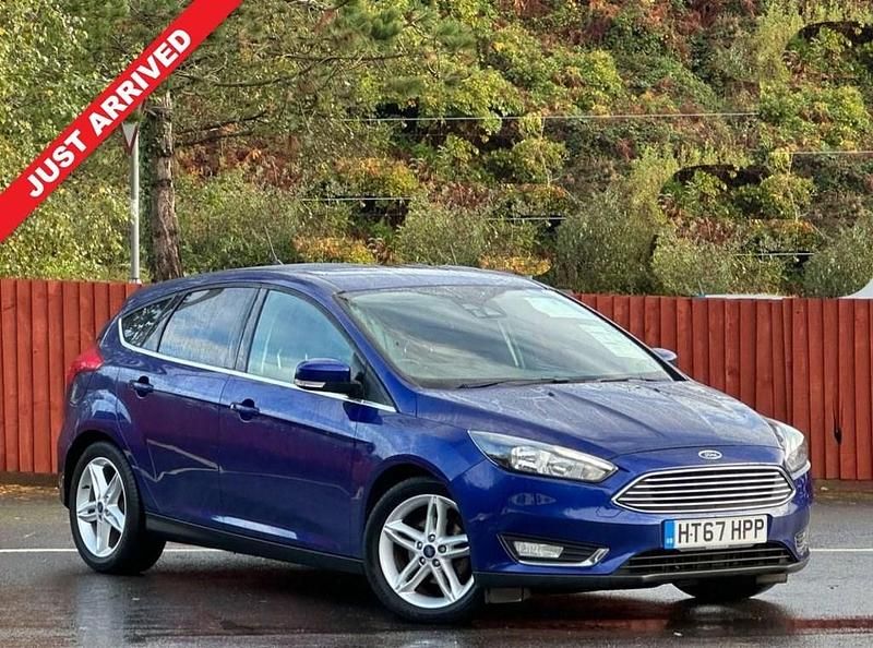Blue Used 2018 Ford Focus Titanium Hatchback | £6,299 (Good price) - Image 1/1