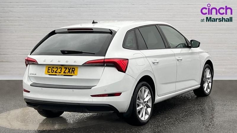 Used Skoda Scala Monte Carlo 110 HP (80 kW) 2023 White Hatchback