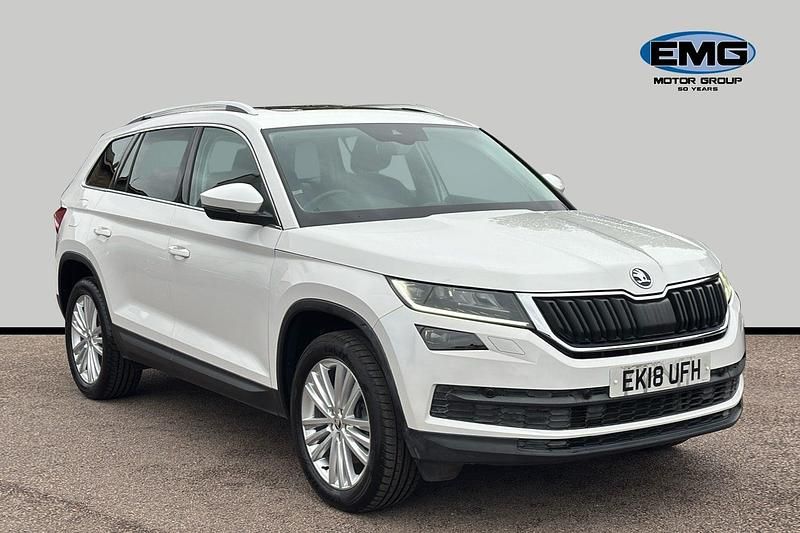 White Used 2018 Skoda Kodiaq SUV | £22,321 (Fair price) - Image 1/3
