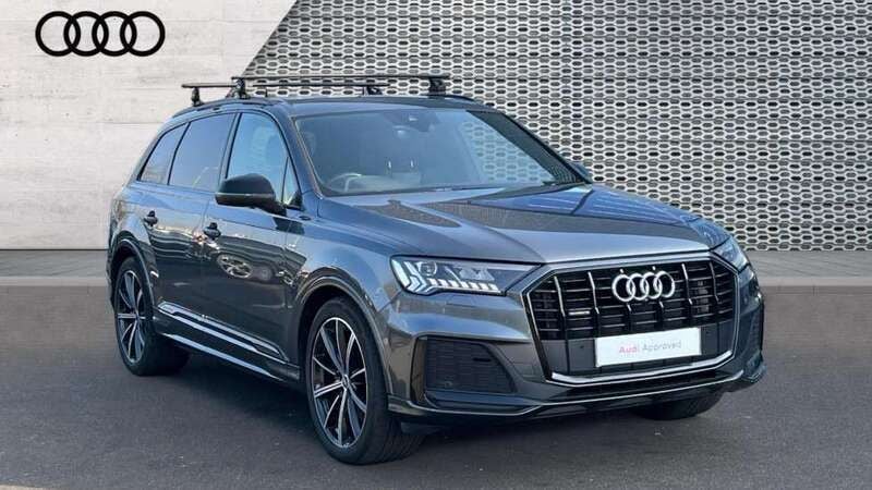 Grey Used 2021 Audi Q7 S-Line SUV | £37,406 (Fair price) - Image 1/4