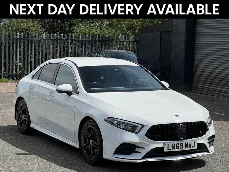 White Used 2019 Mercedes A180 AMG line Sedan | £16,995 (A bit pricey) - Image 1/3