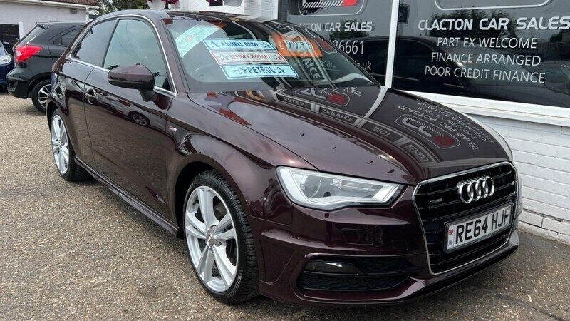 Red Used 2014 Audi A3 S-Line Hatchback | £9,995 - Image 1/4