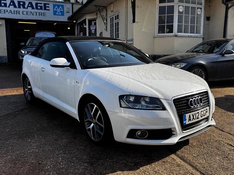 Used Audi A3 Cabriolet S-Line 138 HP (101 kW) 2012 White Cabriolet