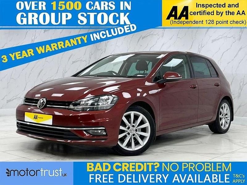 Red Used 2019 VW Golf VII GT Hatchback | £13,595 (Good price) - Image 1/2