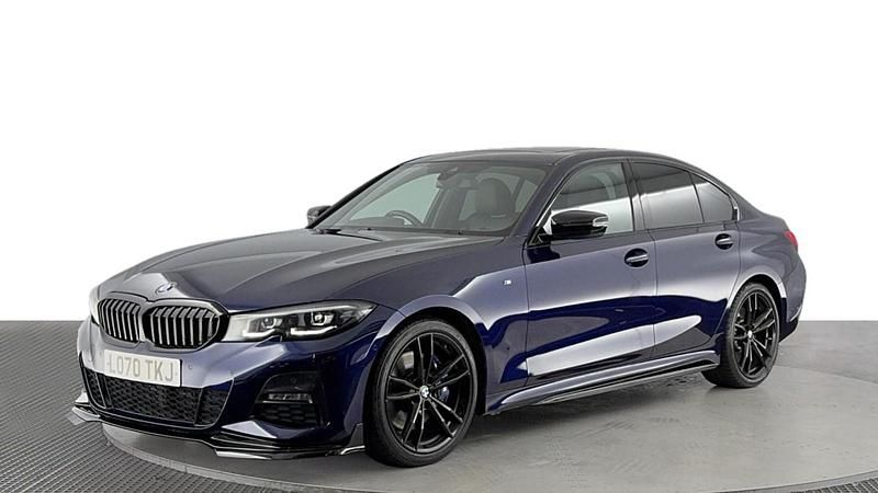 Blue Used 2021 BMW 330 M Sport Sedan | £25,920 (Fair price) - Image 1/4