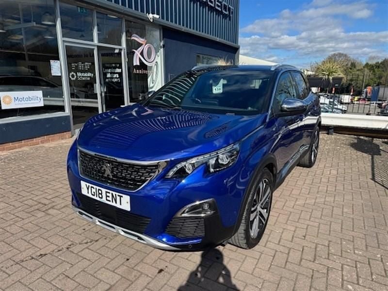 Used Peugeot 3008 GT 180 HP (132 kW) 2018 Blue SUV
