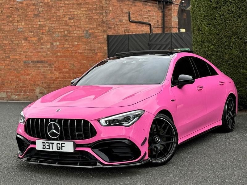 Used Mercedes CLA45 AMG 421 HP (309 kW) 2020 Pink Coupe