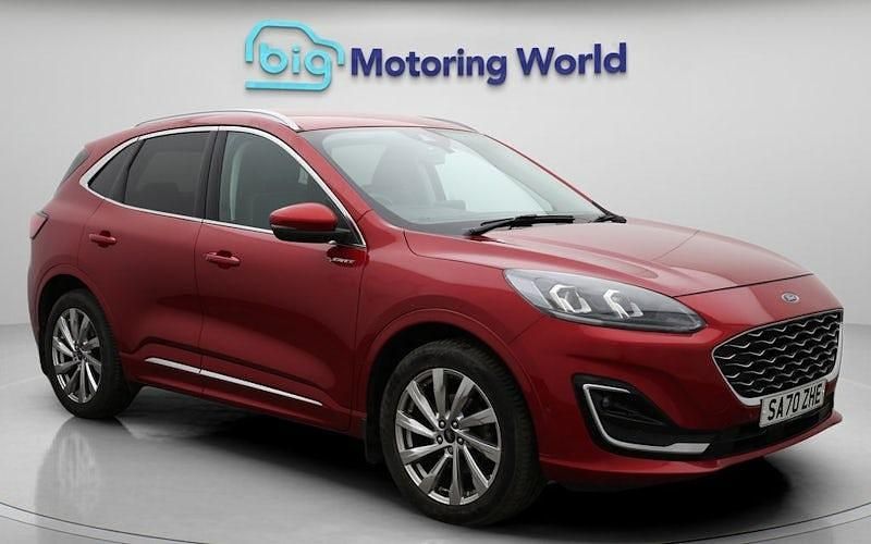 Red Used 2020 Ford Kuga Vignale SUV | £18,200 (Fair price) - Image 1/4