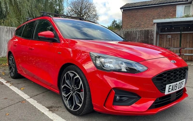 Red Used 2019 Ford Focus ST-Line X Estate | £12,899 (Fair price) - Image 1/4