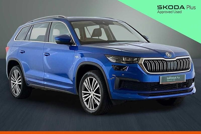 Used Skoda Kodiaq LAURIN & KLEMENT 200 HP (147 kW) 2022 Blue SUV