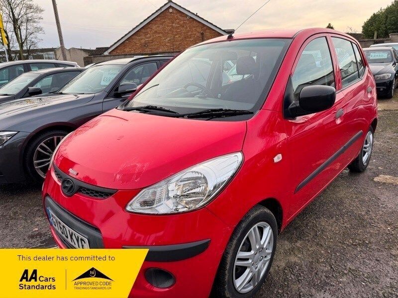 Red Used 2010 Hyundai i10 Classic Hatchback | £2,495 (Fair price) - Image 1/4