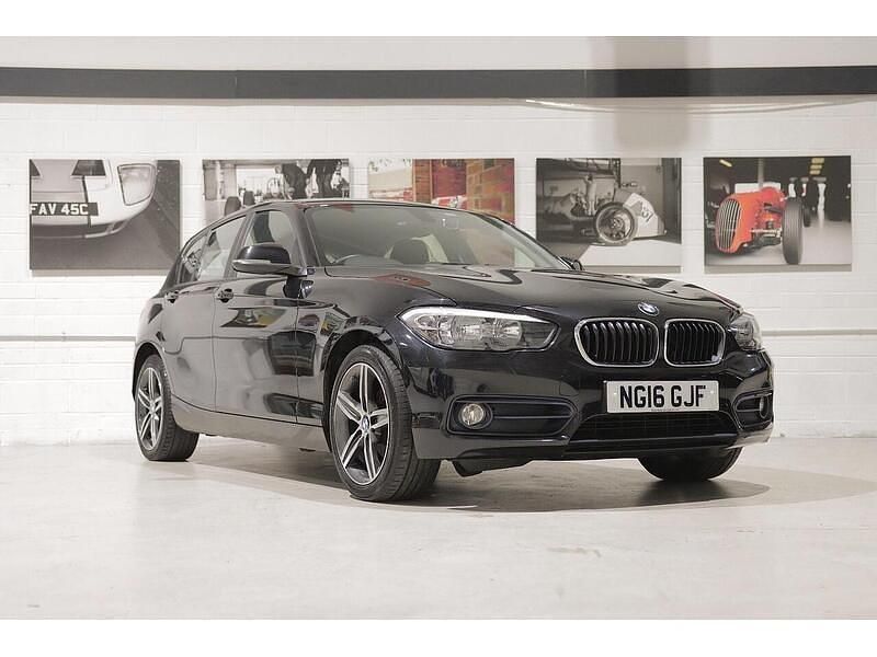 Black Used 2016 BMW 118 Sport Line Hatchback | £7,992 (Good price) - Image 1/4