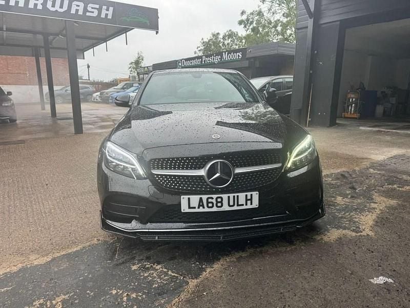 Black Used 2019 Mercedes C200 AMG line Sedan | £12,795 (Super price) - Image 1/4