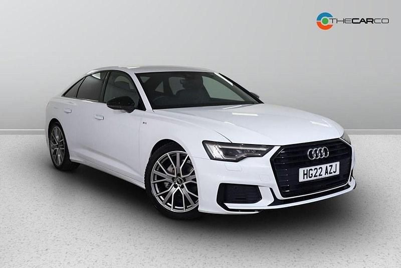 Used Audi A6 Black Edition 2022 White Sedan