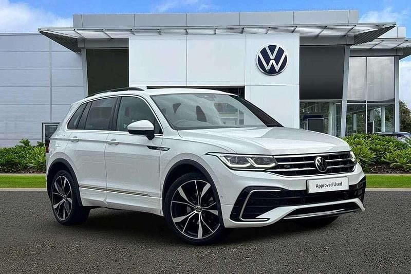 White Used 2020 VW Tiguan R-line SUV | £21,191 (Fair price) - Image 1/4