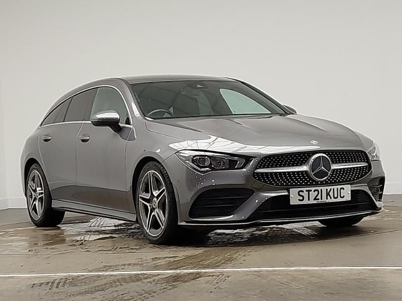 Grey Used 2021 Mercedes CLA220 AMG line Sedan | £19,998 (Good price) - Image 1/1