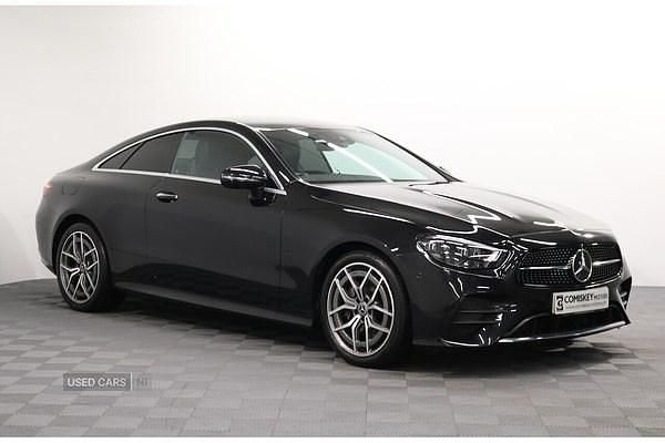 Black Used 2021 Mercedes E220 AMG Line Premium Coupe | £25,995 (Fair price) - Image 1/4
