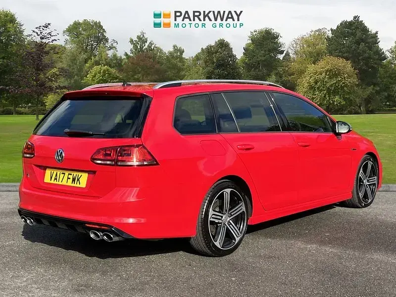 Used VW Golf VII R 2017 Red Estate
