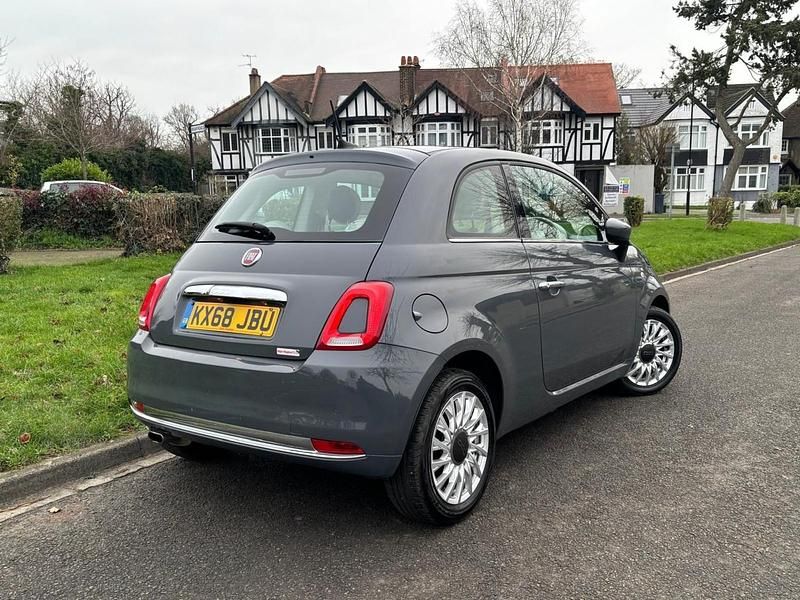 Used Fiat 500 Lounge 69 HP (50 kW) 2018 Grey Hatchback