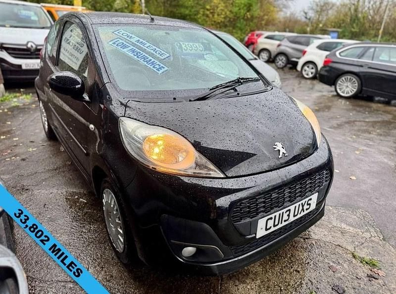 Black Used 2013 Peugeot 107 Active Hatchback | £3,995 (Fair price) - Image 1/1