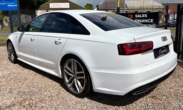 Used Audi A6 Black Edition 190 HP (139 kW) 2017 White Sedan