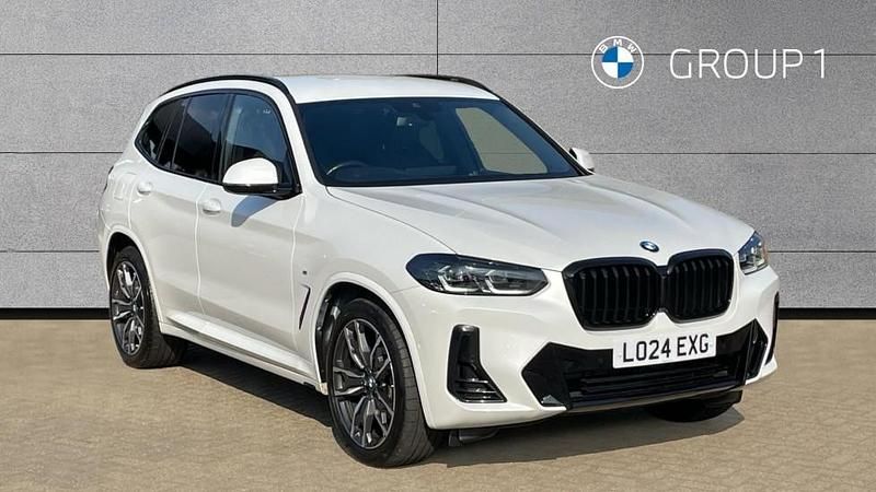 White Used 2024 BMW X3 M Sport SUV | £37,799 (Good price) - Image 1/4