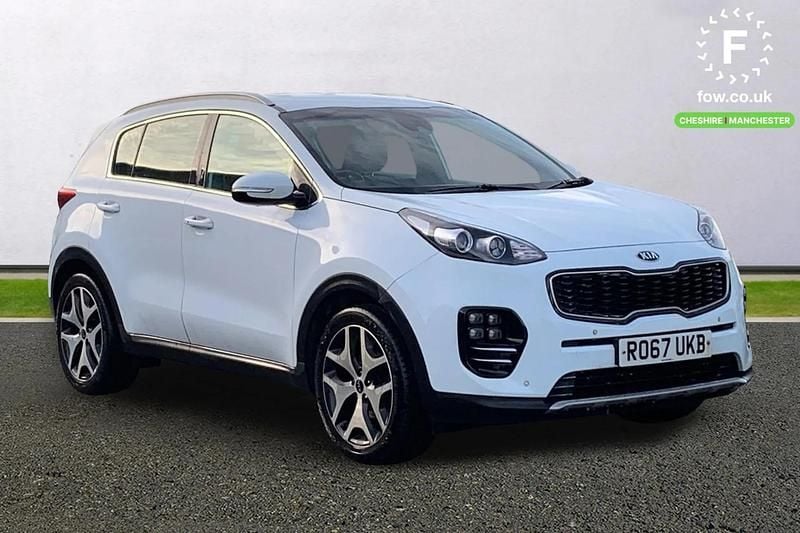 White Used 2017 Kia Sportage GT-Line SUV | £11,199 (Fair price) - Image 1/3