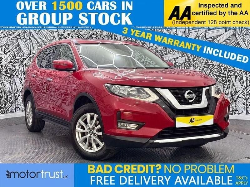 Red Used 2018 Nissan X-Trail Acenta SUV | £10,195 (Good price) - Image 1/2