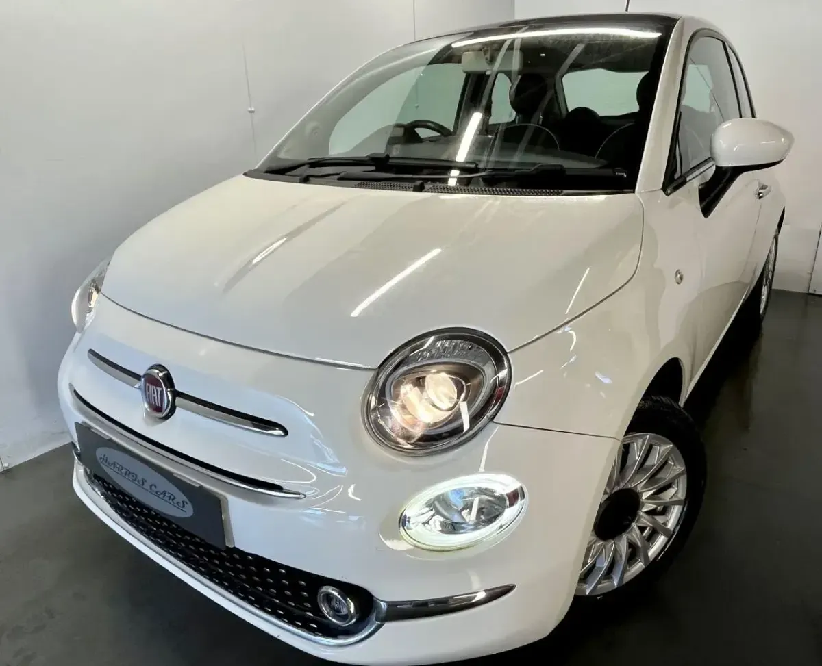 Used Fiat 500 Lounge 69 HP (50 kW) 2016 White Hatchback