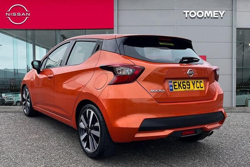 Used Nissan Micra Acenta 2019 Orange Hatchback