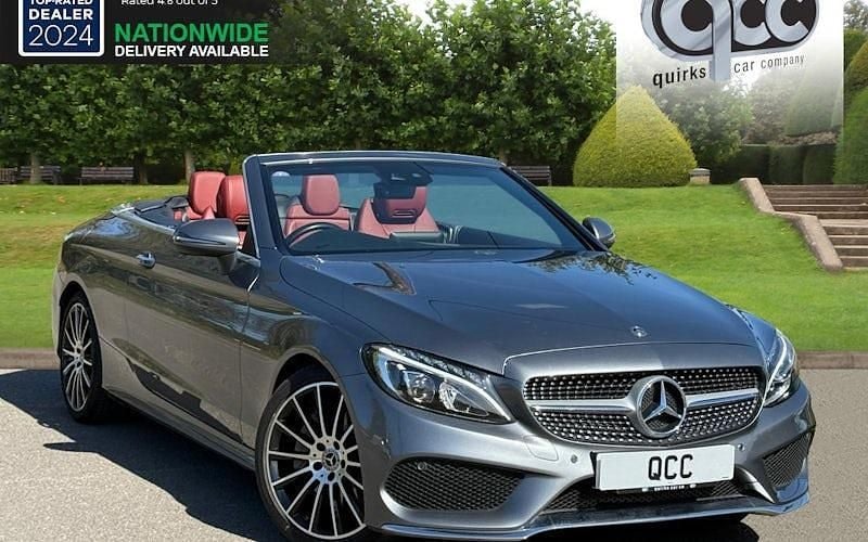 Grey Used 2017 Mercedes C300 AMG Line Premium Plus Cabriolet | £20,950 (Fair price) - Image 1/4