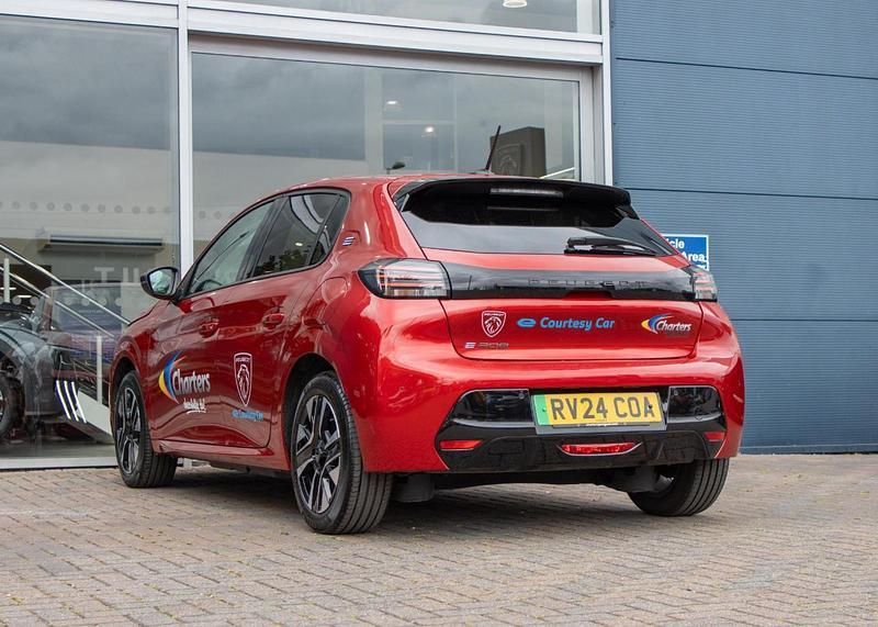 Red Used 2024 Peugeot e-208 Style Hatchback | £14,290 (Good price) - Image 1/4