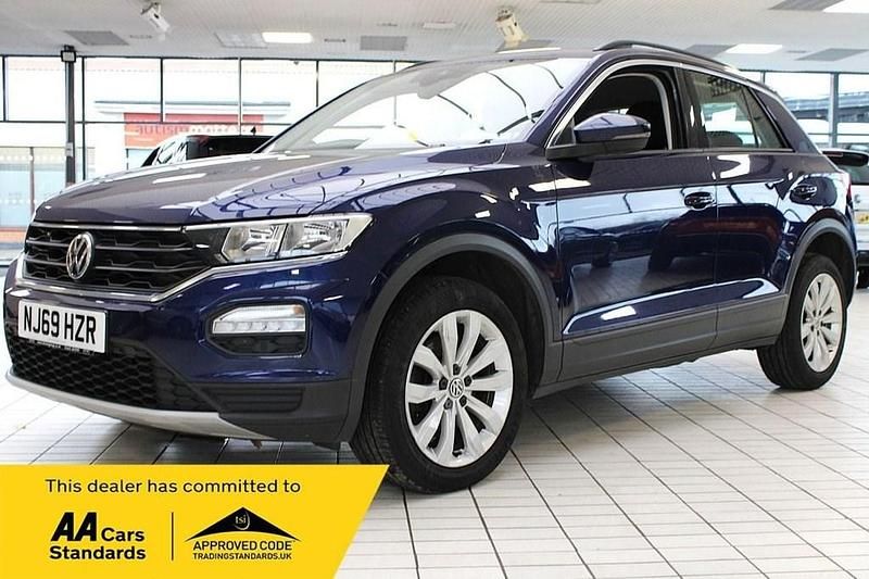 Used VW T-Roc SE 150 HP (110 kW) 2019 Blue SUV