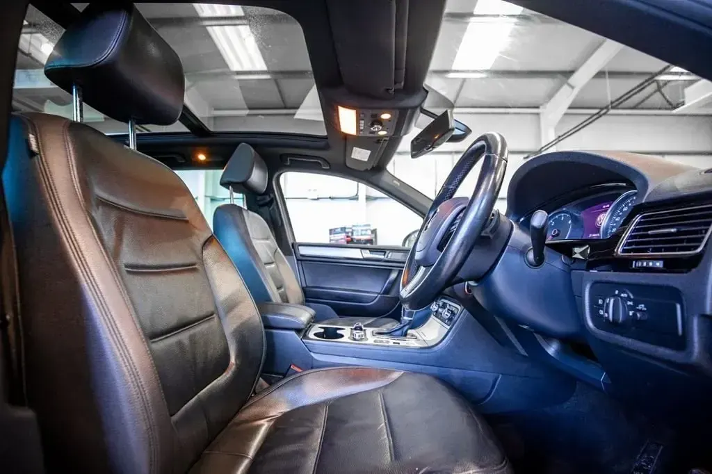 Gebraucht VW Touareg R-line 245 PS (180 kW) 2014 Weiß SUV