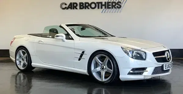 Used Mercedes SL350 AMG 2013 White Cabriolet
