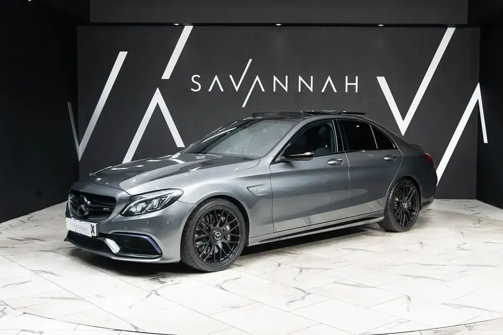 Begagnad Mercedes C63 AMG Premium 2017 Grå Sedan