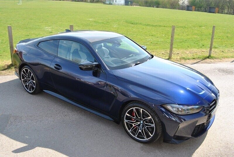 Tanzanite blue Used 2023 BMW M4 Competition Edition Coupe | £53,990 (Good price) - Image 1/4