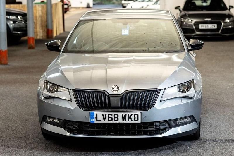Used Skoda Superb SportlinePlus 150 HP (110 kW) 2019 Grey Hatchback