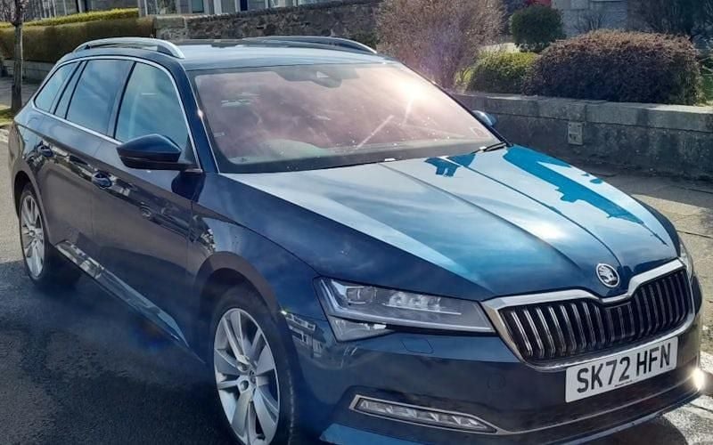 Used Skoda Superb SE L 150 HP (110 kW) 2022 Blue Estate