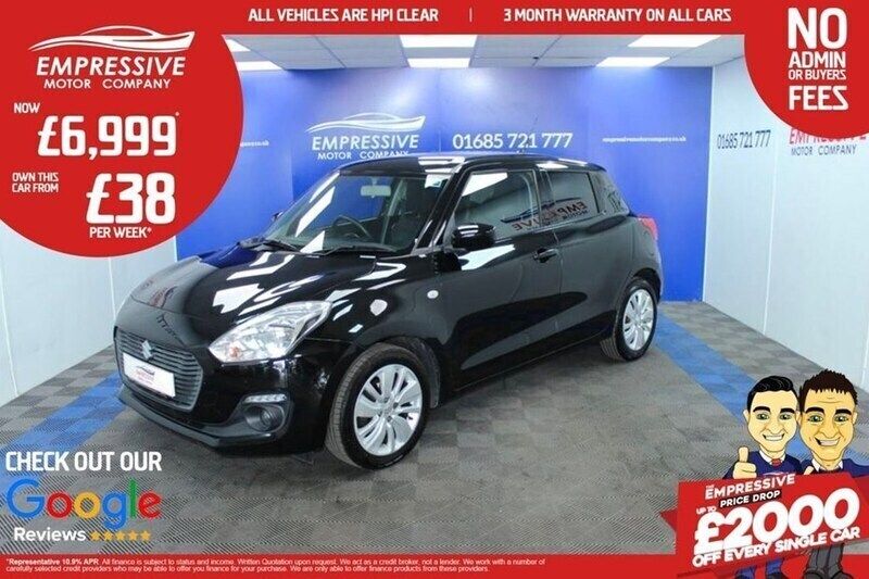 Black Used 2018 Suzuki Swift SZ-T Hatchback | £6,999 (Fair price) - Image 1/1