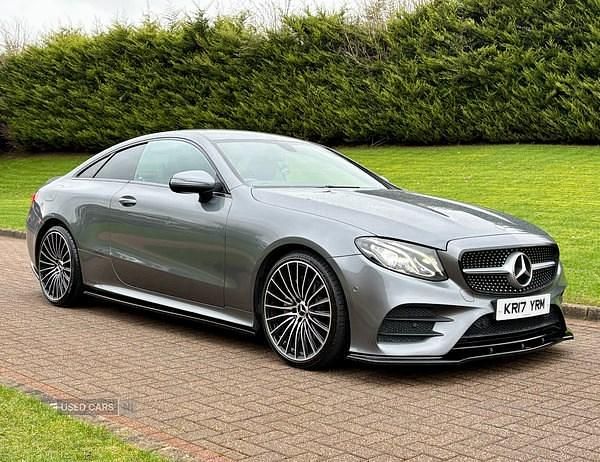 Used Mercedes E220 AMG line 2017 Grey Coupe